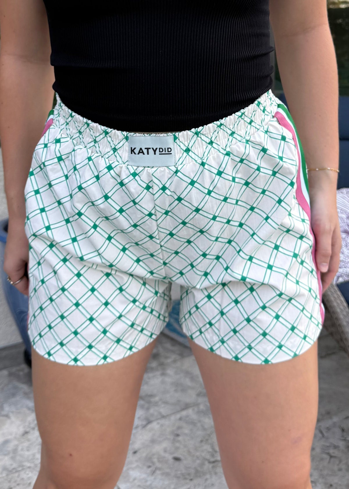 Pink & Green Shorts