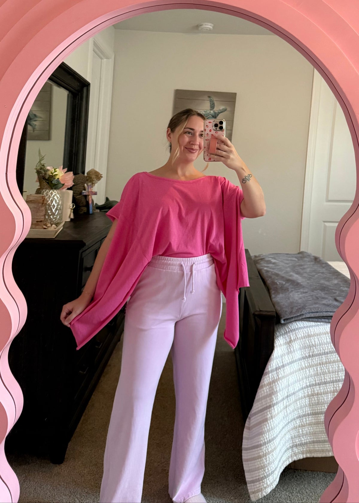 Flowy Summer Top - Pink