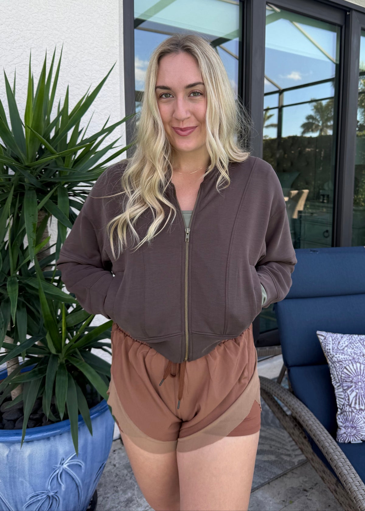 Chocolate Zip Up