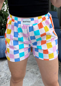 Checkered Shorts