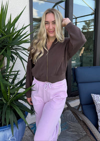 Chocolate Zip Up