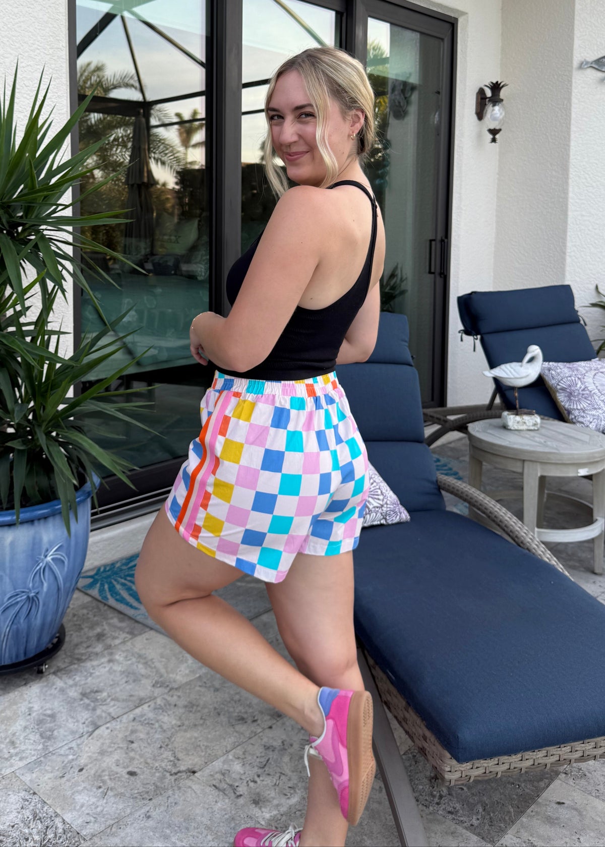 Checkered Shorts