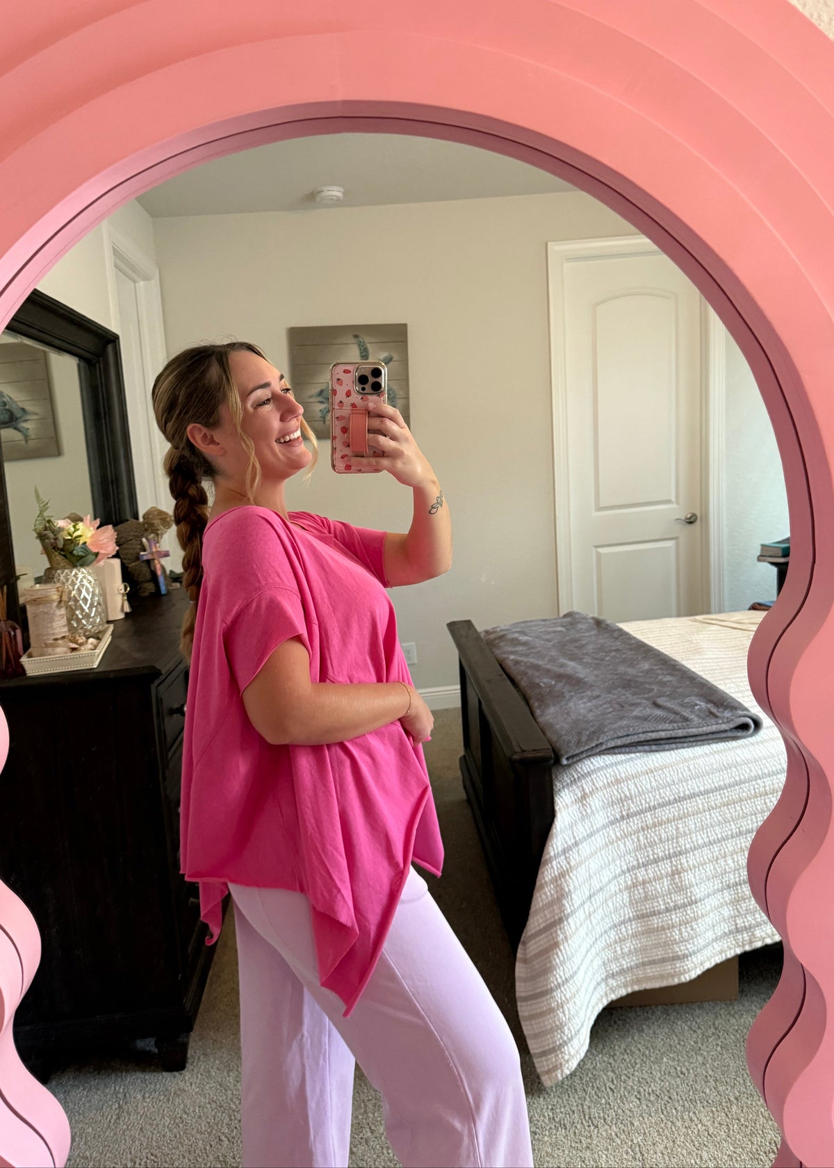 Flowy Summer Top - Pink