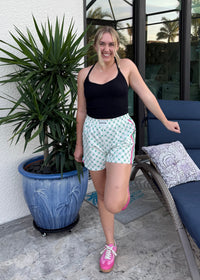 Pink & Green Shorts