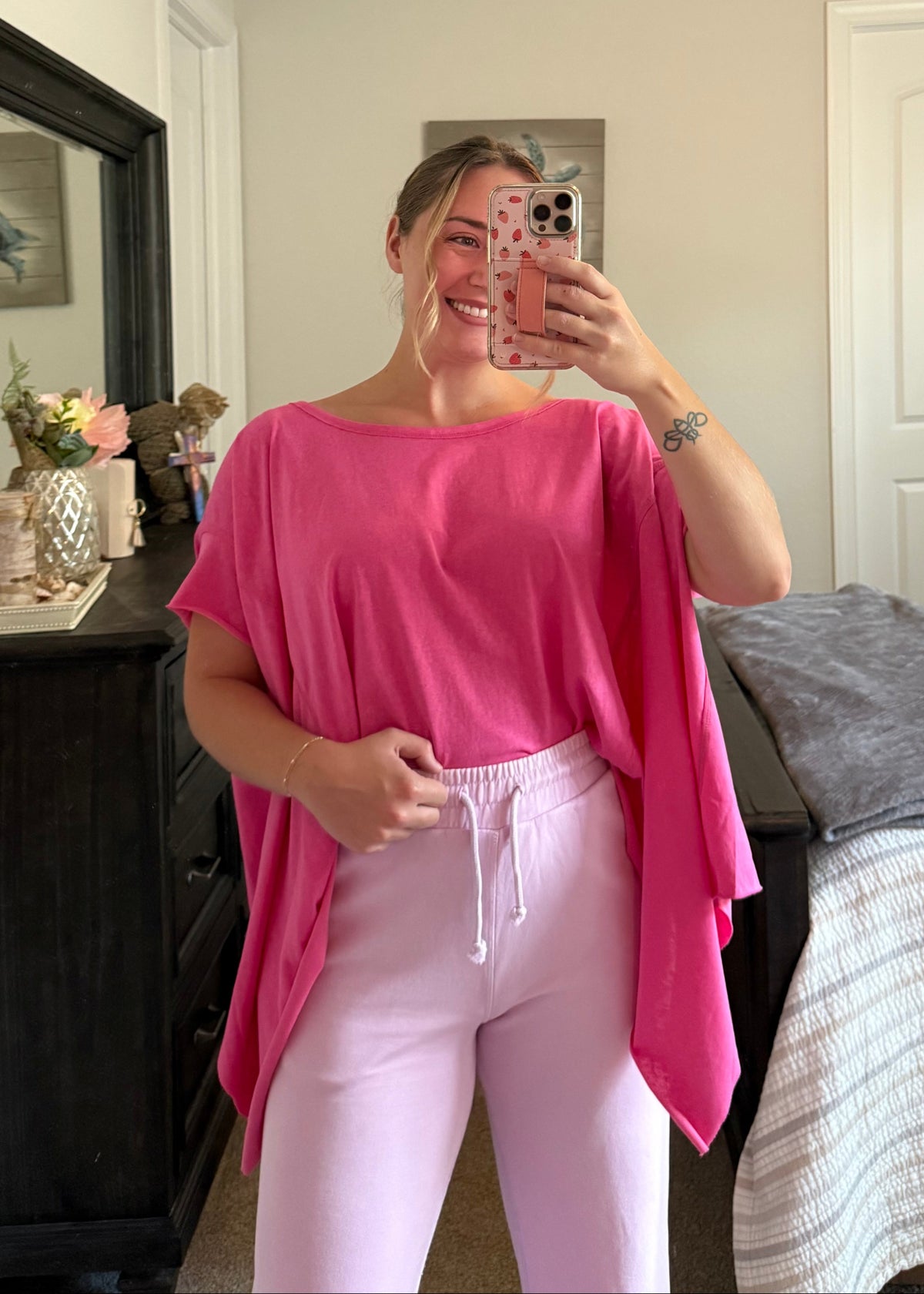 Flowy Summer Top - Pink