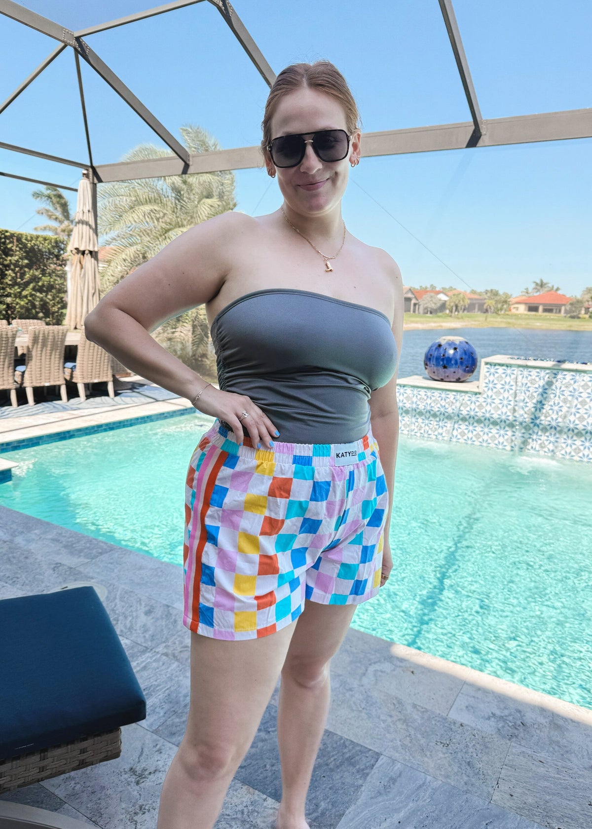 Checkered Shorts