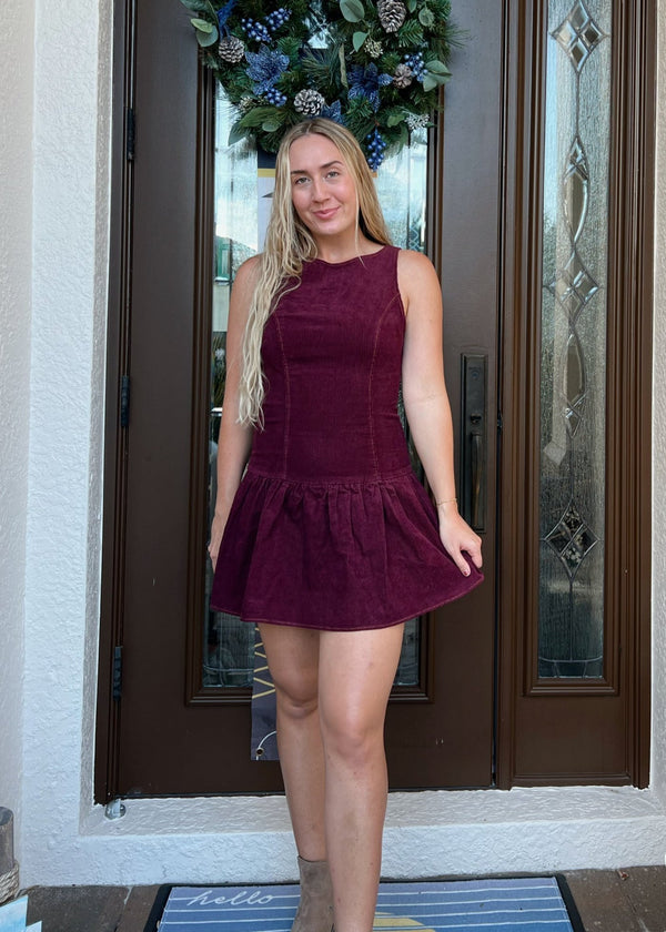 Maroon Dress