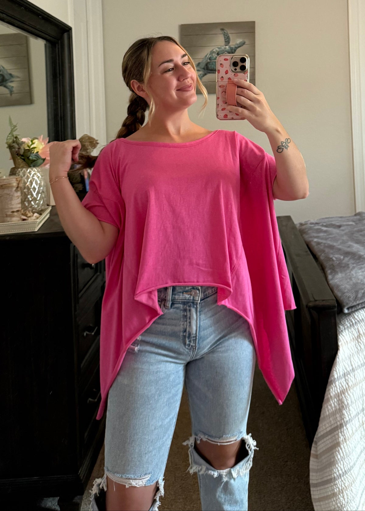 Flowy Summer Top - Pink