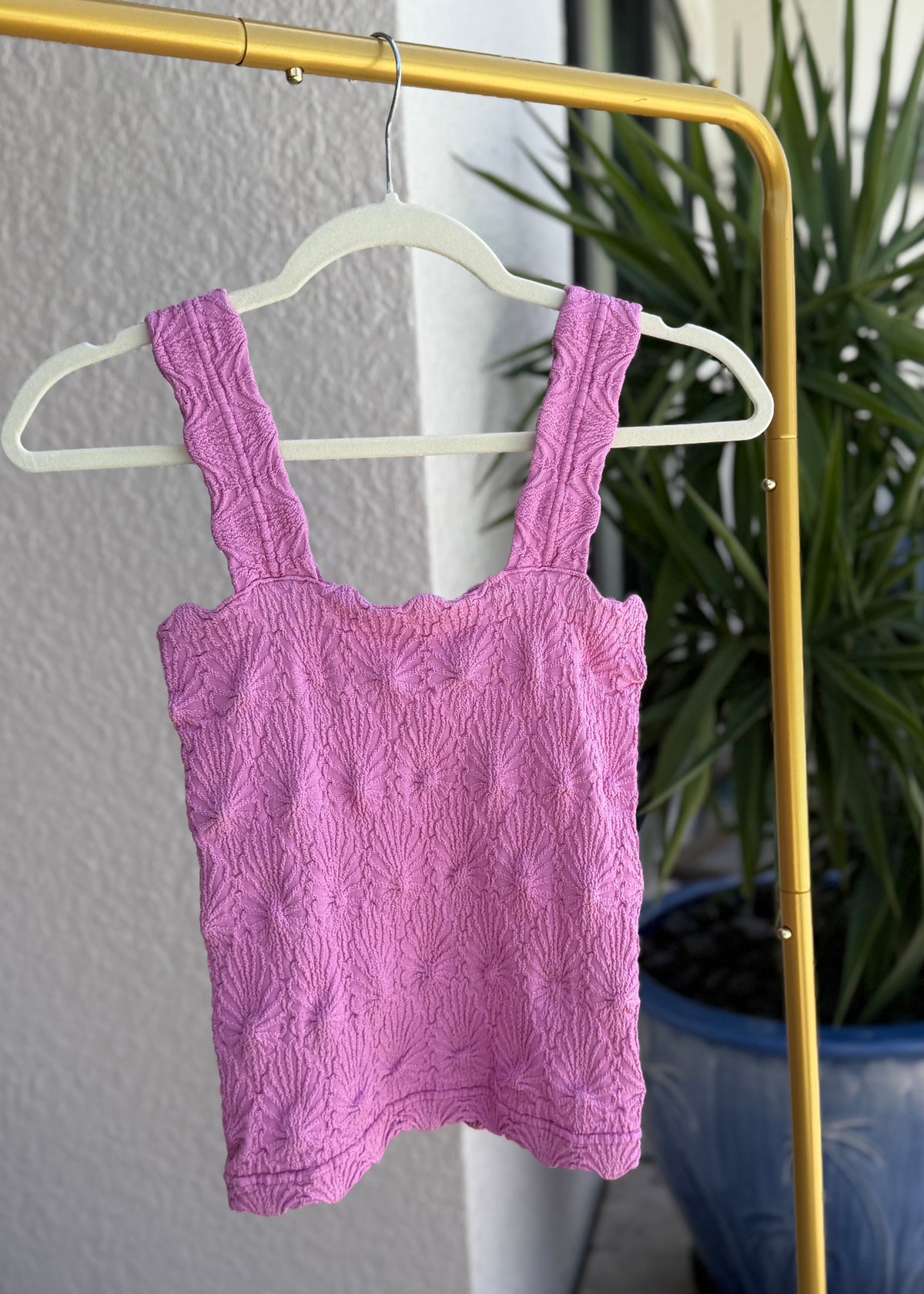 Fuchsia Floral Tank