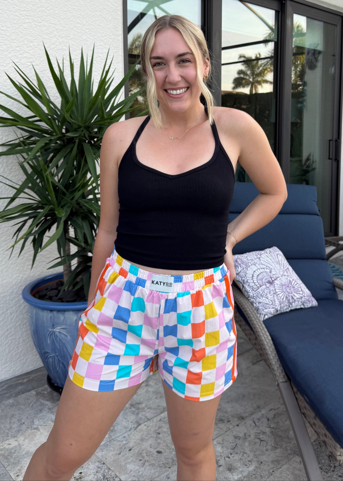Checkered Shorts