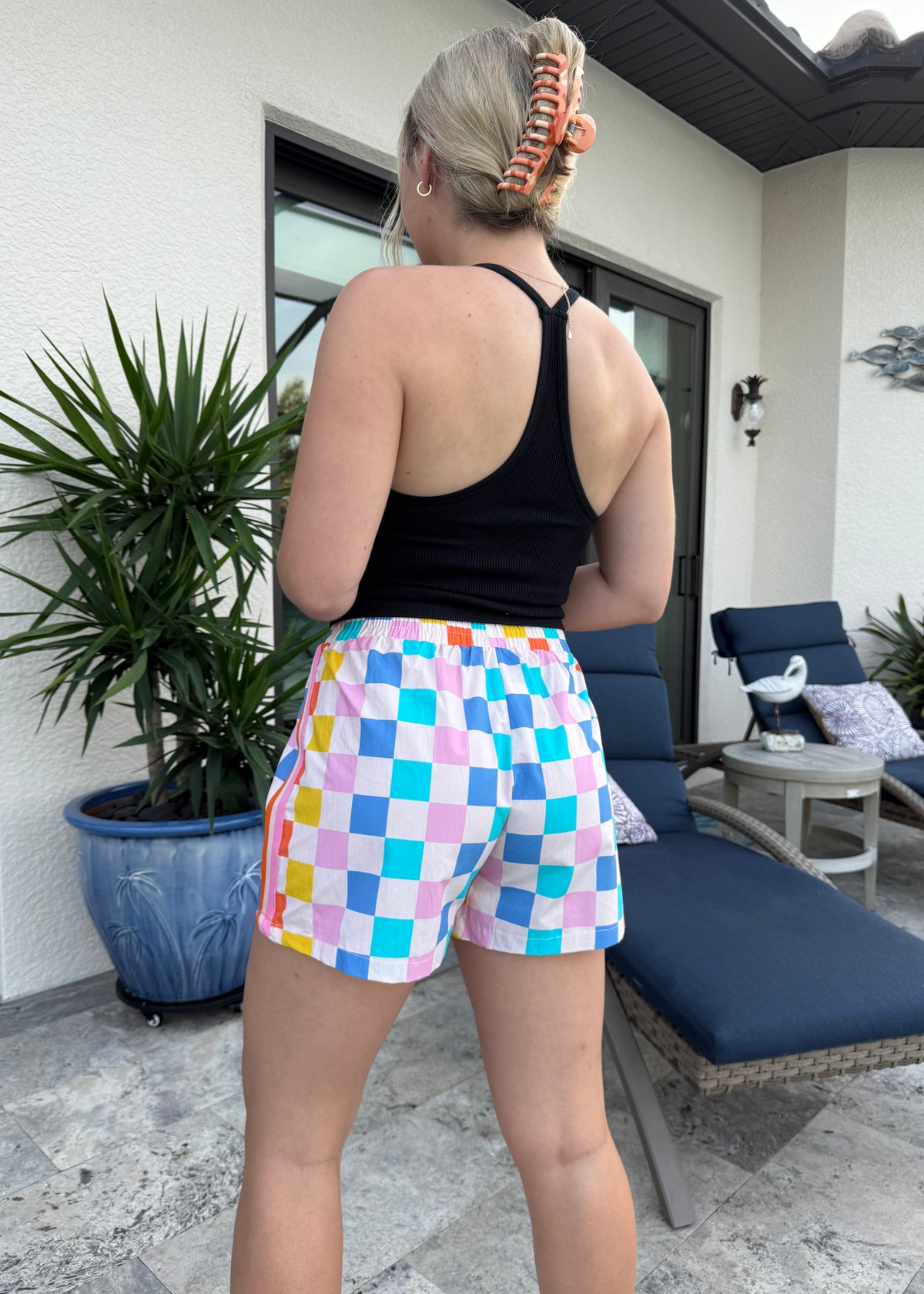 Checkered Shorts