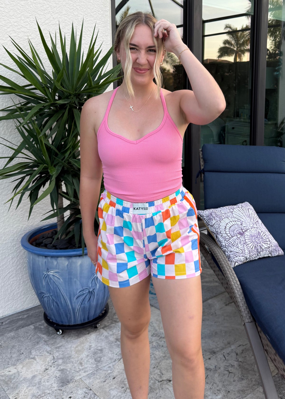 Checkered Shorts