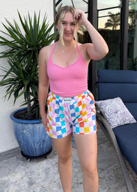 Checkered Shorts