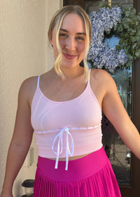 Bow Girly Active Top