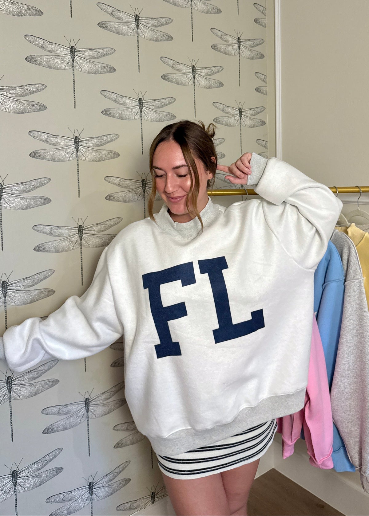 Florida/FL Reversible Mockneck Sweatshirt