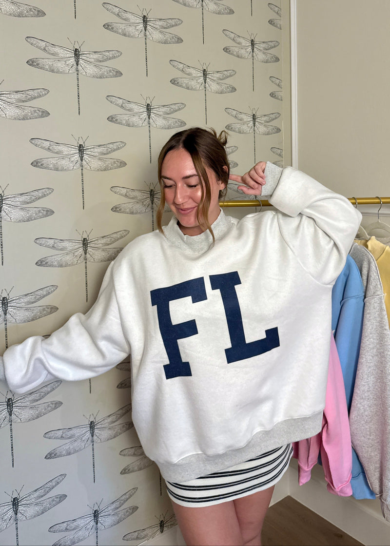 Florida/FL Reversible Mockneck Sweatshirt