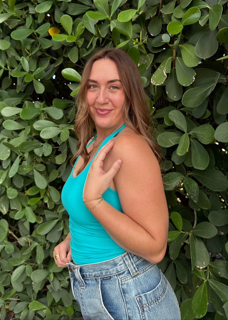 Your Favorite Halter - Bright Teal