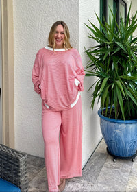 Red Reversible Twist Top