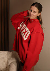 Saved Mockneck - Red