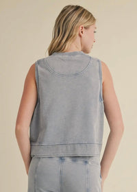 sleeveless top & pants lounge set, casual lounge set, comfy travel set