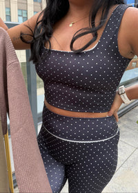 Polka Dot Flare Leggings