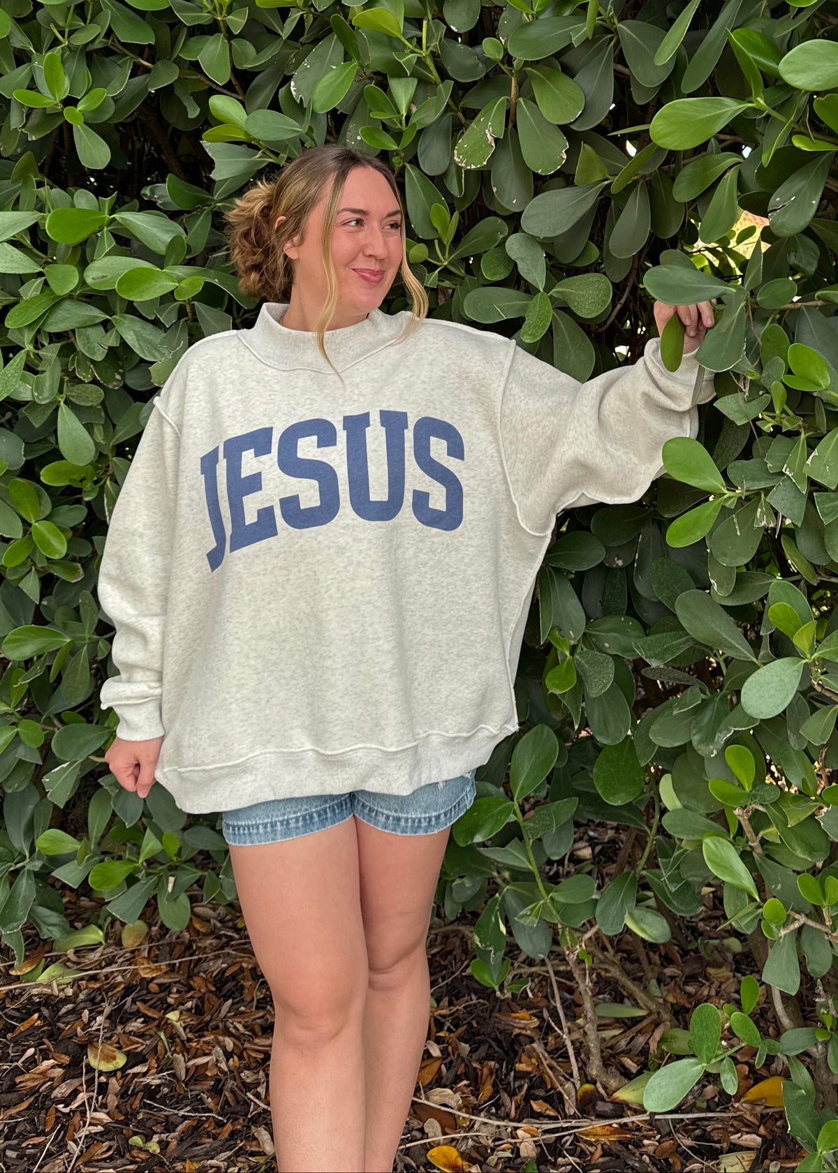 Reversible Mockneck - Jesus/God Is Good