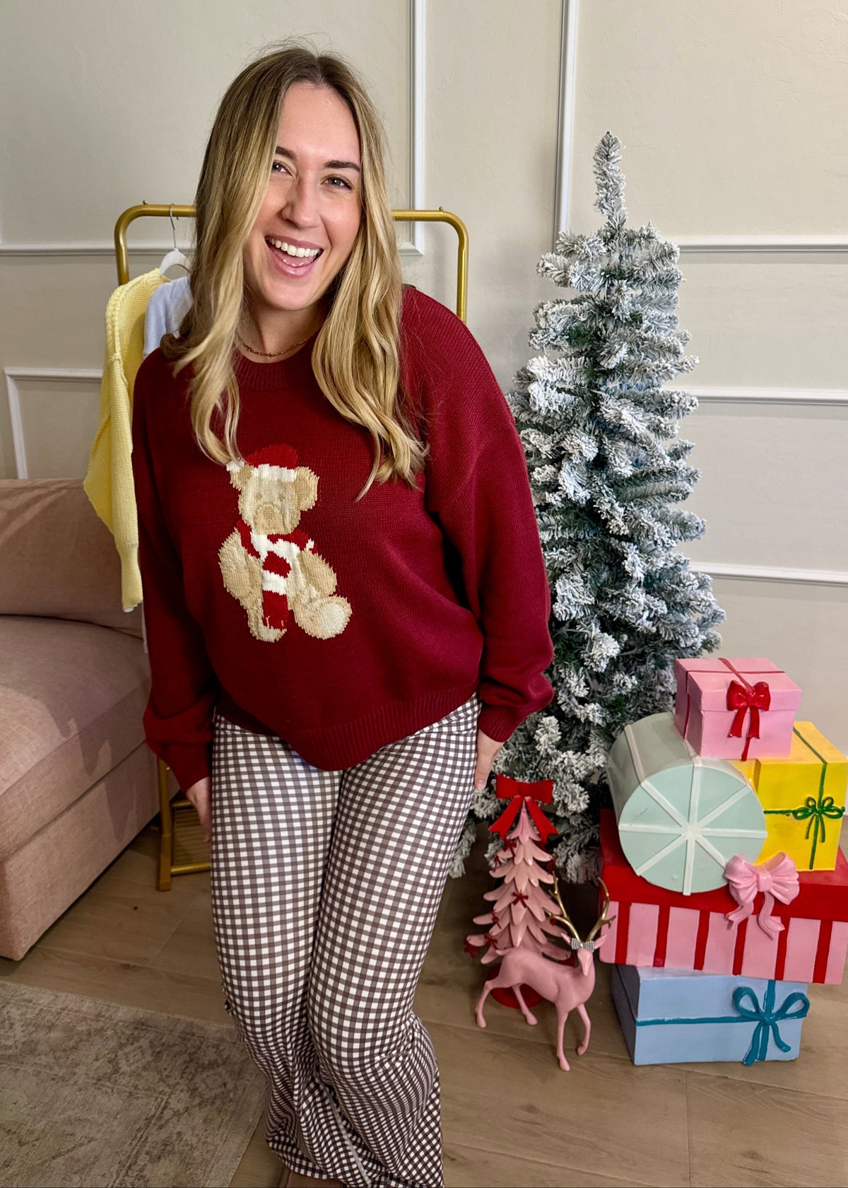 Holly Jolly Teddy Sweater