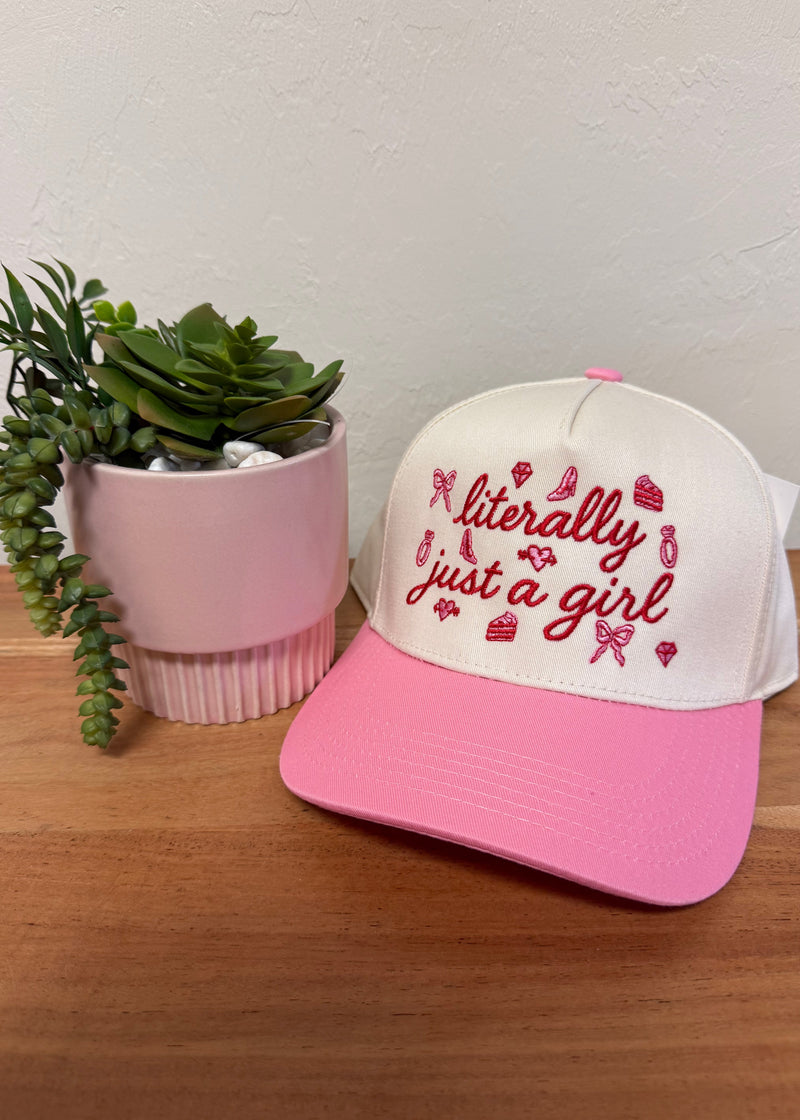 Literally Just a Girl Trucker Hat