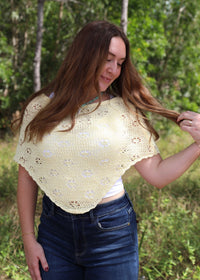 Autumn Glow Poncho Top