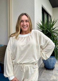 Oatmeal Reversible Twist Top