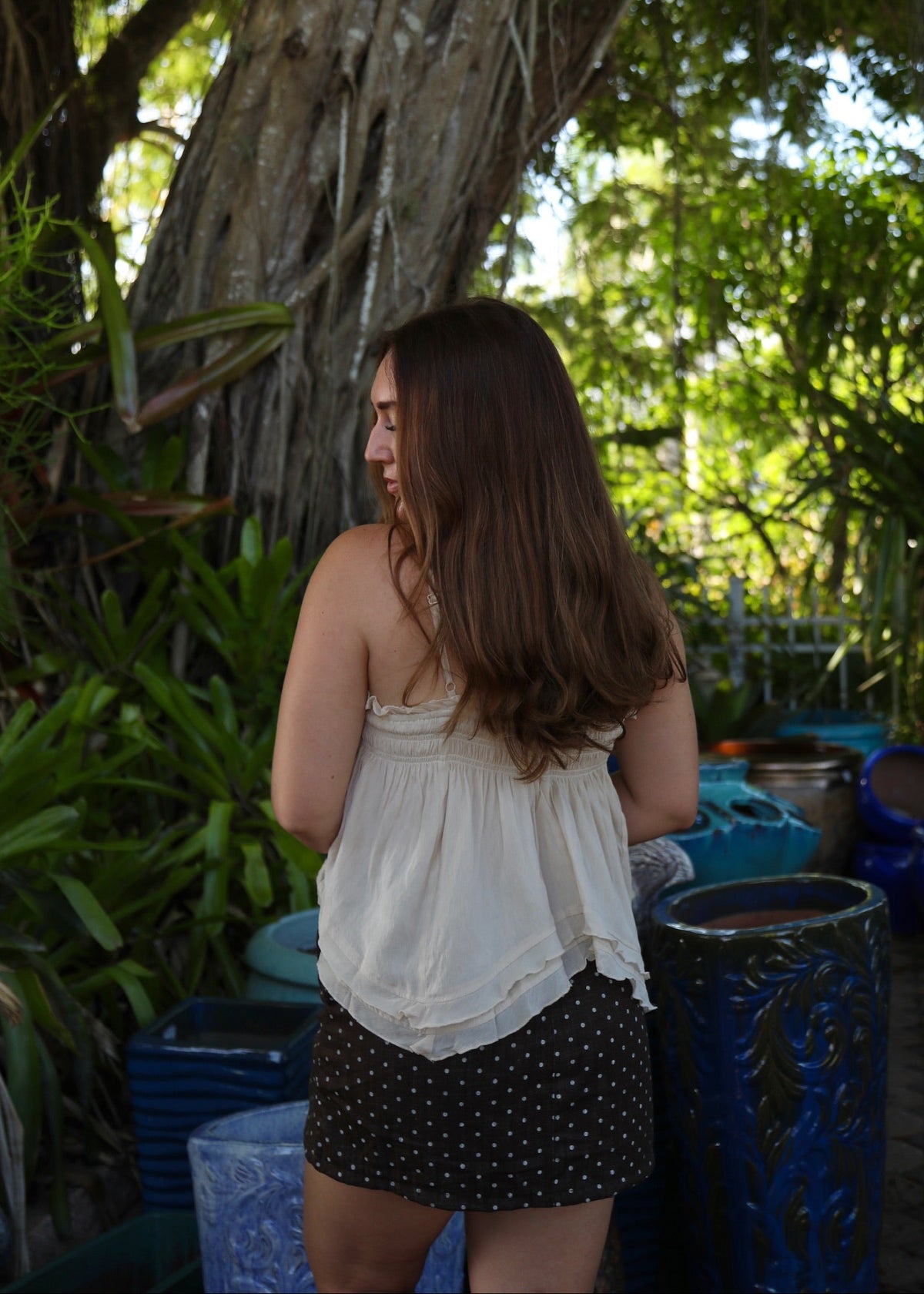 Lily of the Valley Top (Tan)