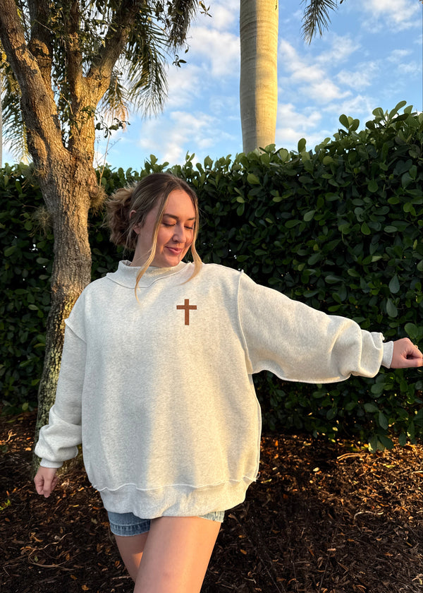 Reversible Mockneck - Cross/Jesus Saves