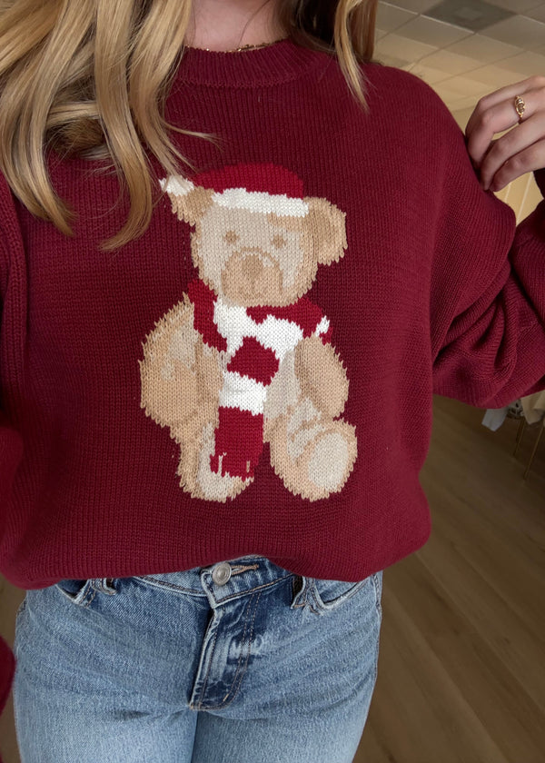 Holly Jolly Teddy Sweater