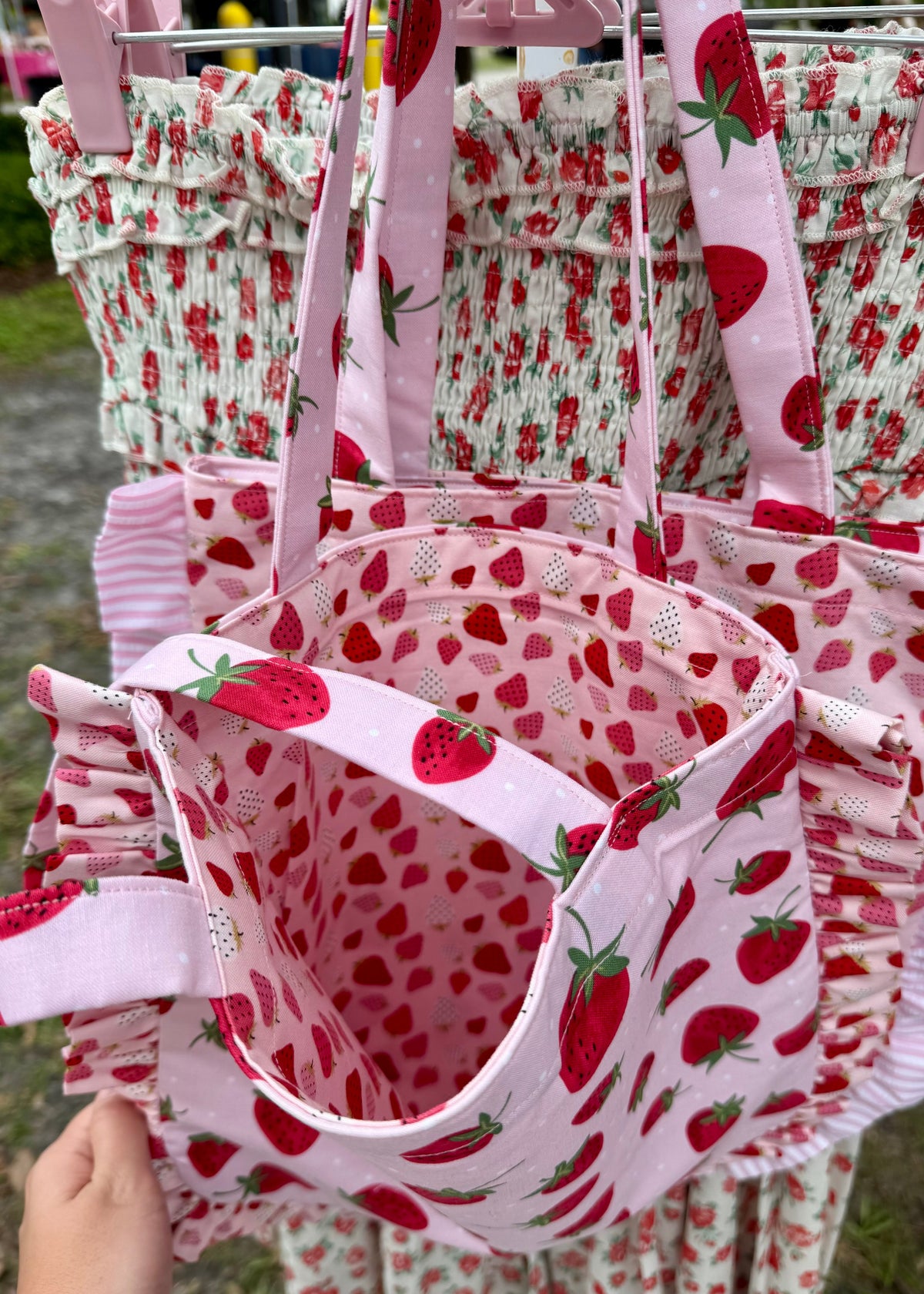Strawberry Ruffle Bag - Option 2