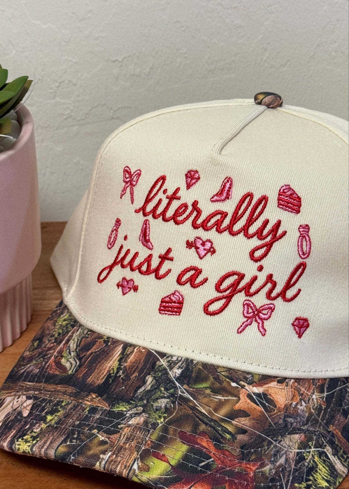 Literally Just a Girl Trucker Hat