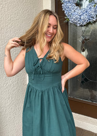 Evergreen Midi Dress