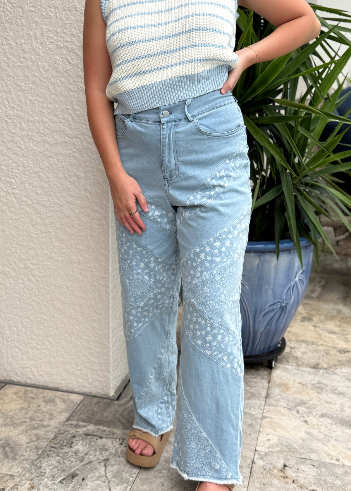 Paisley Patchwork Jeans
