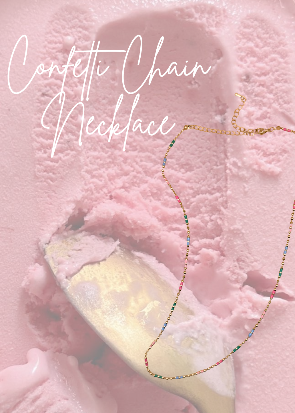 Confetti Chain Necklace