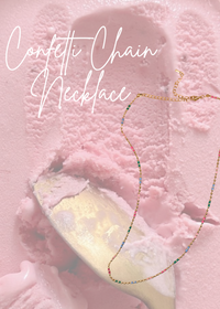Confetti Chain Necklace