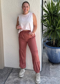 Grab & Go Joggers - Clay