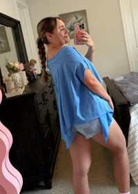 Flowy Summer Top - Blue