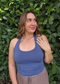 Your Favorite Halter - Dusty Blue