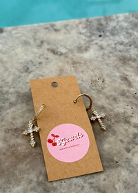 Armor of God Cross Earrings