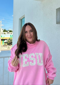 Jesus Girly Mockneck Sweatshirt