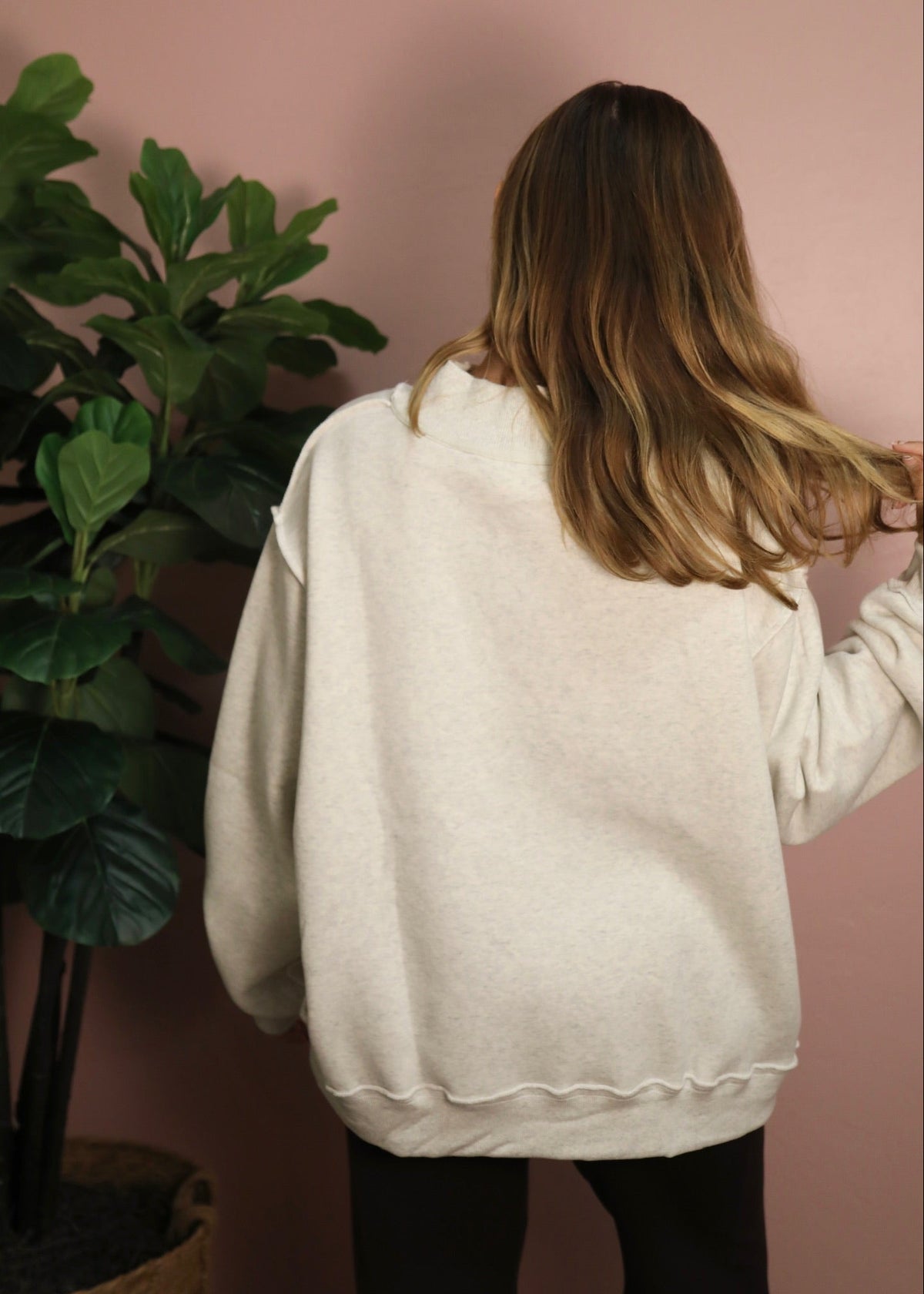 WWJD Mockneck Sweatshirt - Grey