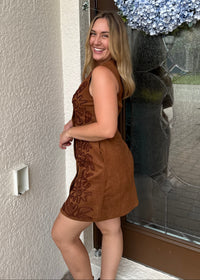 Cinnamon Suede Mini