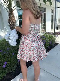bubble dress with bow in the back