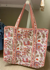 Peaches & Strawberries Tote Bag