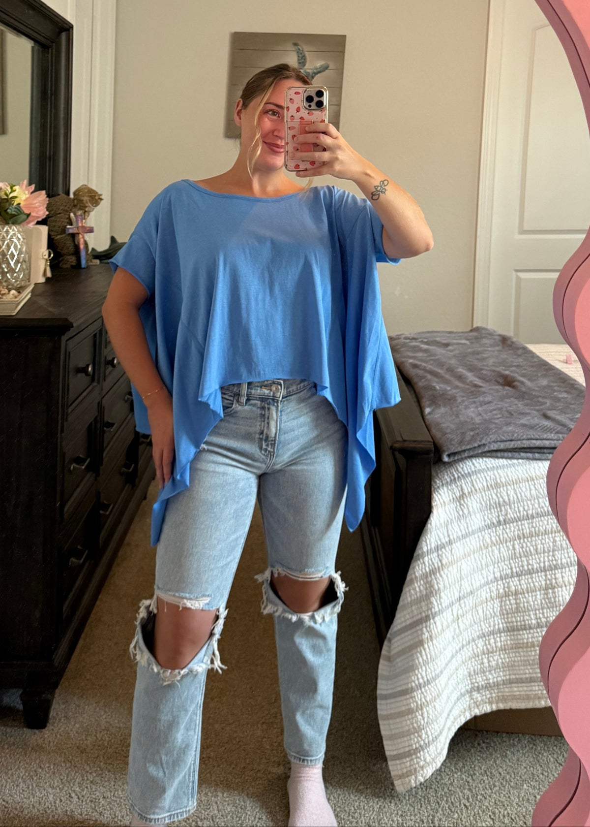 Flowy Summer Top - Blue