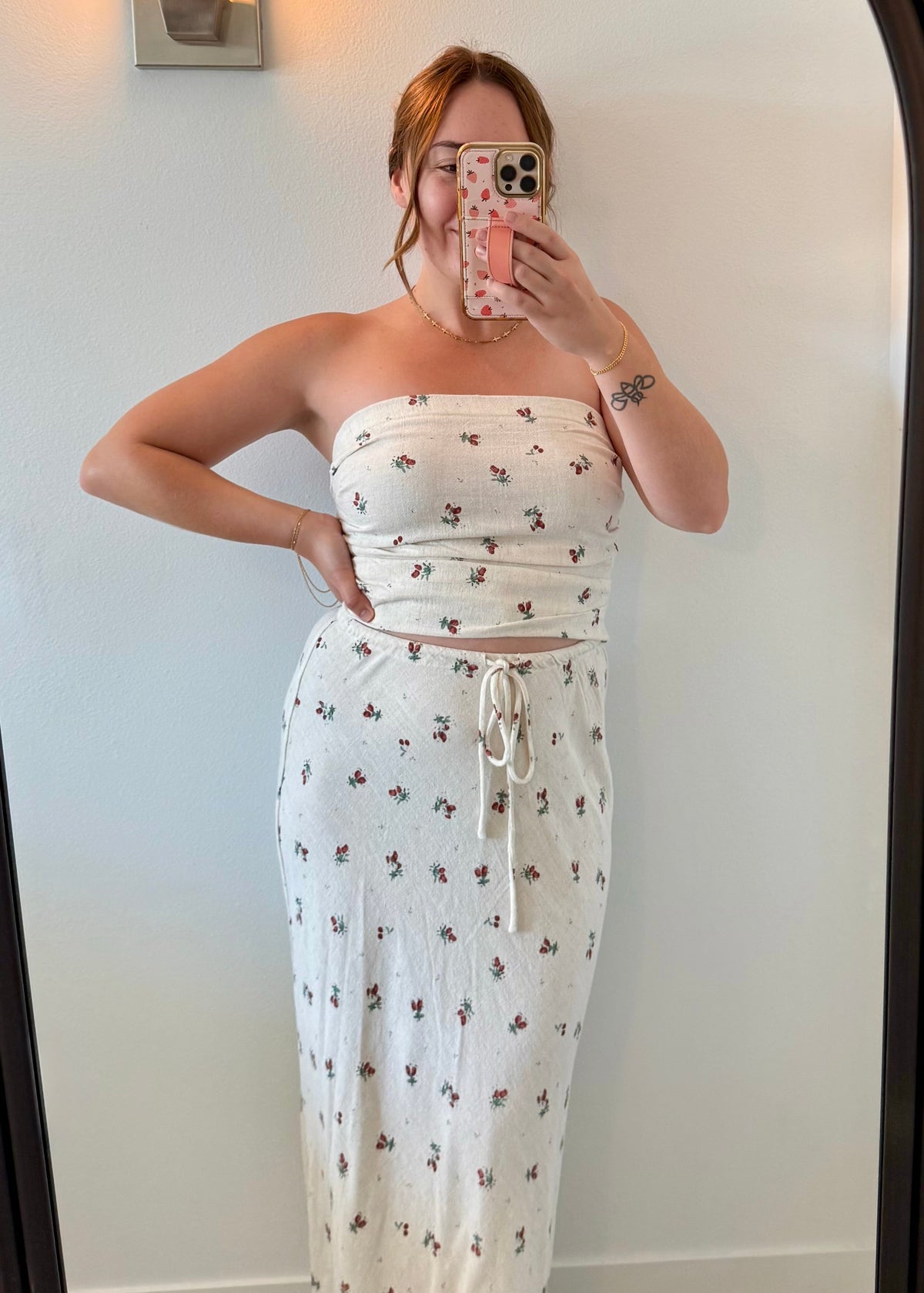 Rosie Berry Handkerchief Top
